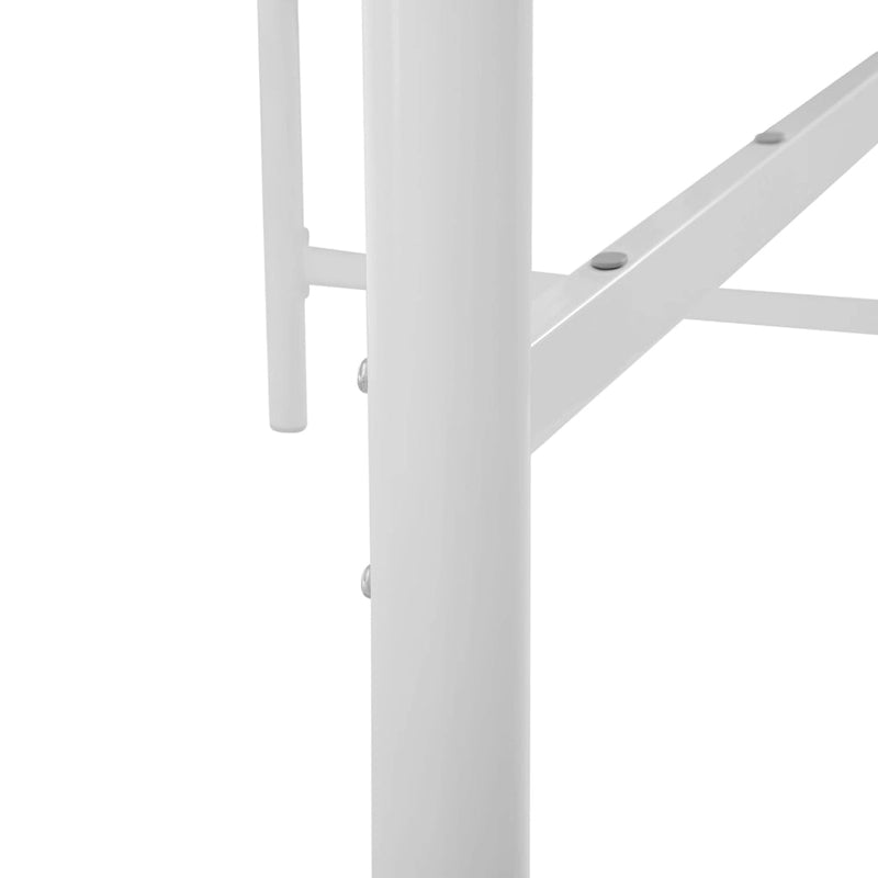 Lit superposé simple classique en métal blanc Middlebrook Abner
