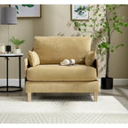 Fauteuil inclinable convertible 3-en-1 en chenille avec 3 oreillers