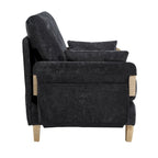 Fauteuil inclinable convertible 3-en-1 en chenille avec 3 oreillers