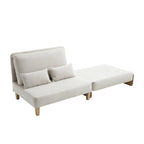 Fauteuil inclinable convertible 3-en-1 en chenille avec 3 oreillers