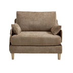 Fauteuil inclinable convertible 3-en-1 en chenille avec 3 oreillers