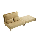 Fauteuil inclinable convertible 3-en-1 en chenille avec 3 oreillers