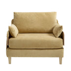 Fauteuil inclinable convertible 3-en-1 en chenille avec 3 oreillers