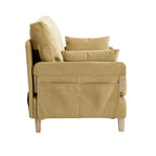 Fauteuil inclinable convertible 3-en-1 en chenille avec 3 oreillers