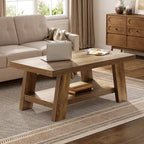Table basse de ferme, table centrale de 120 cm