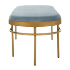 Banc ovale Omie SAFAVIEH - 63 x 22 x 20 - 63Lx22Px20H