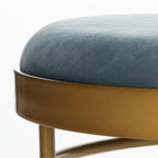Banc ovale Omie SAFAVIEH - 63 x 22 x 20 - 63Lx22Px20H