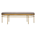 Banc ovale Omie SAFAVIEH - 63 x 22 x 20 - 63Lx22Px20H