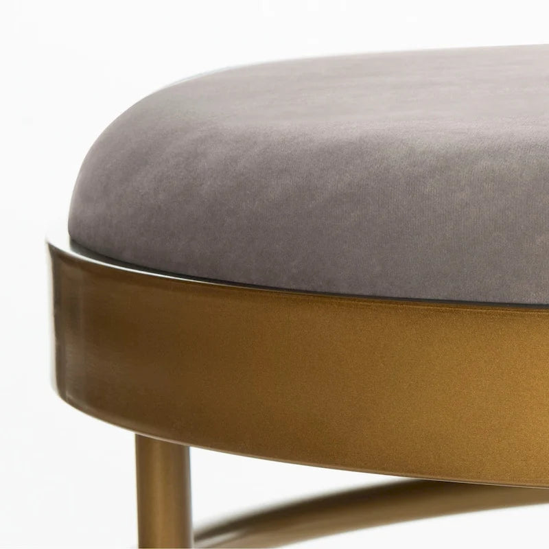 Banc ovale Omie SAFAVIEH - 63 x 22 x 20 - 63Lx22Px20H