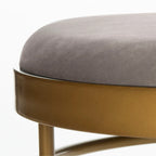 Banc ovale Omie SAFAVIEH - 63 x 22 x 20 - 63Lx22Px20H