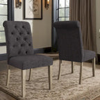 Chaises Parsons rembourrées à dossier roulé Krakova (lot de 2)