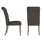 Chaises Parsons rembourrées à dossier roulé Krakova (lot de 2)