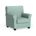 Fauteuil rembourré en lin Charmayne avec accoudoirs arrondis par Furniture of America
