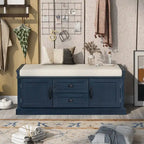 Banc de rangement avec 2 tiroirs et 2 placards