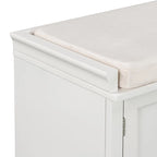 Banc de rangement avec 2 tiroirs et 2 placards