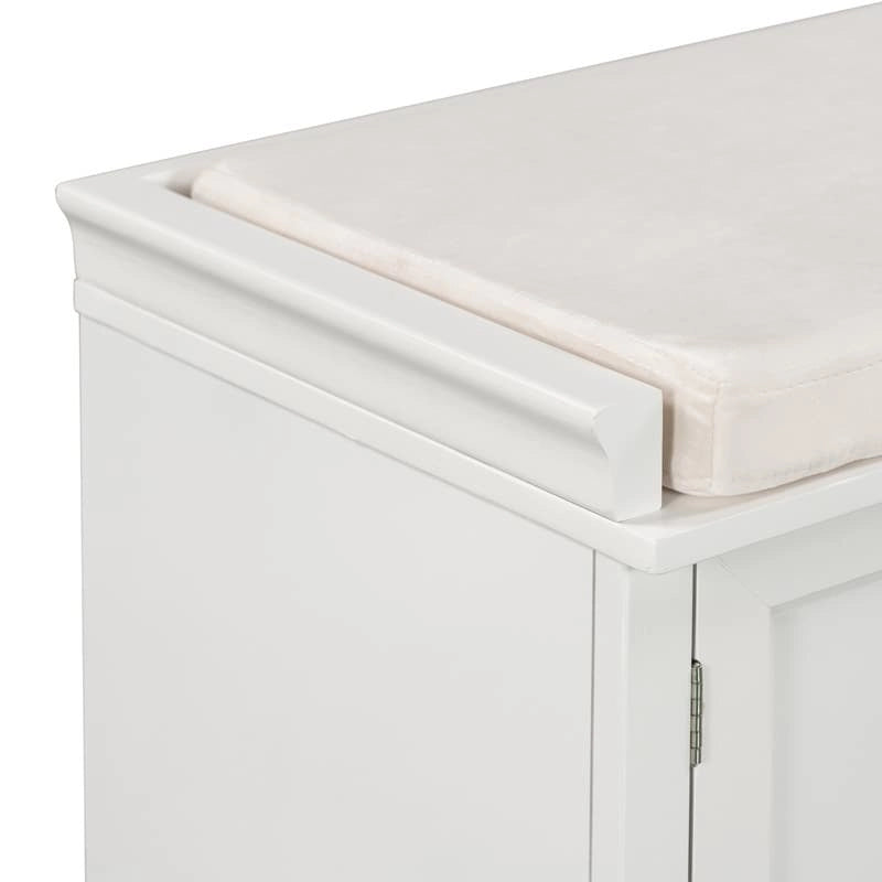 Banc de rangement avec 2 tiroirs et 2 placards