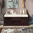 Banc de rangement avec 2 tiroirs et 2 placards