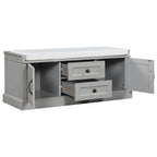 Banc de rangement avec 2 tiroirs et 2 placards