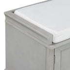 Banc de rangement avec 2 tiroirs et 2 placards