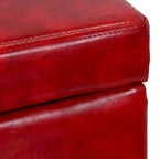 Banc de rangement York matelassé à couvercle rabattable