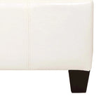 Banc de rangement York matelassé à couvercle rabattable