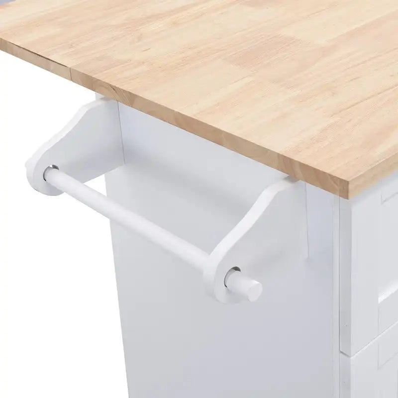 Ensemble îlot de cuisine avec abattant et 2 places assises