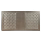 Ensemble de salle à manger Tily Glam Gold en similicuir capitonné 9 pièces avec rallonge par Furniture of America