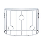Table console miroir Hoop Glam Chrome 42 pouces par Furniture of America