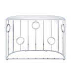Table console miroir Hoop Glam Chrome 42 pouces par Furniture of America
