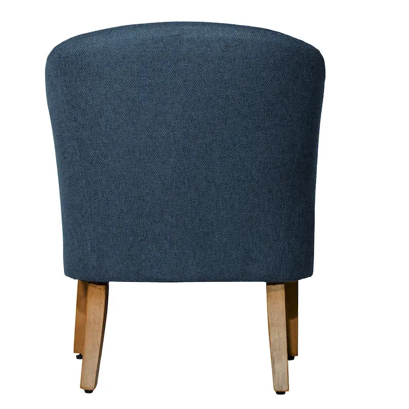 Fauteuil d'appoint texturé épais Kingswell Navy Porch & Den
