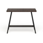 Table à hauteur de comptoir avec plateau en bois de chêne vieilli industriel de 47 pouces de large par Furniture of America