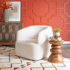 Chaise pivotante à 360 degrés Sally White Sherpa