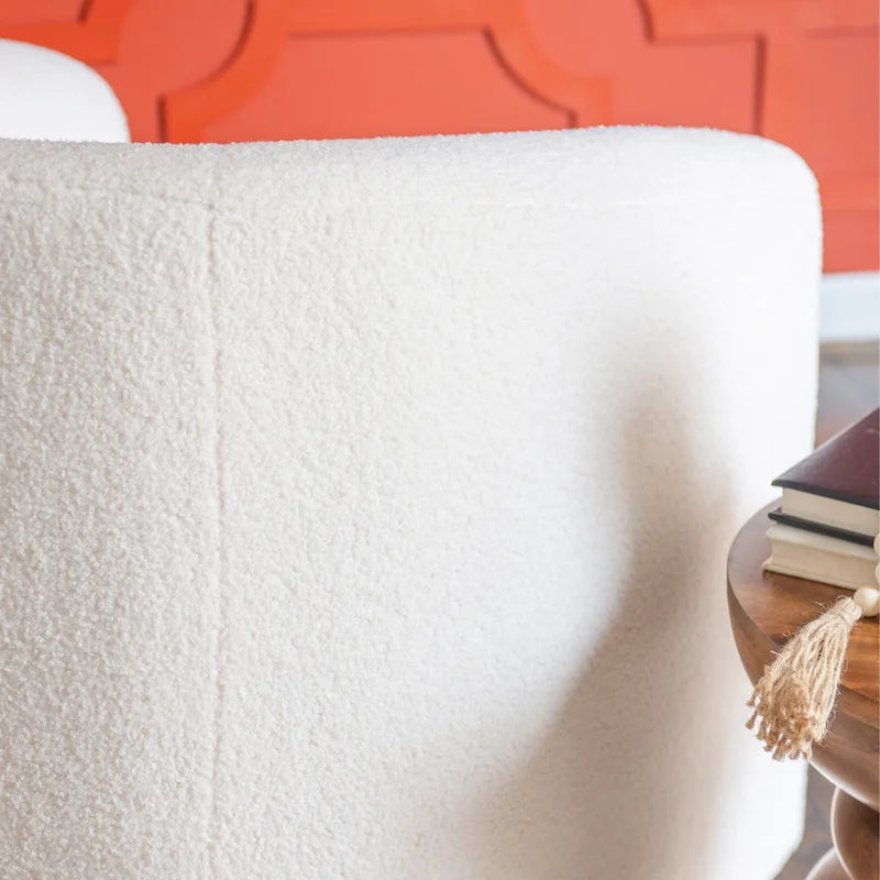 Chaise pivotante à 360 degrés Sally White Sherpa