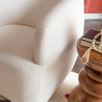 Chaise pivotante à 360 degrés Sally White Sherpa