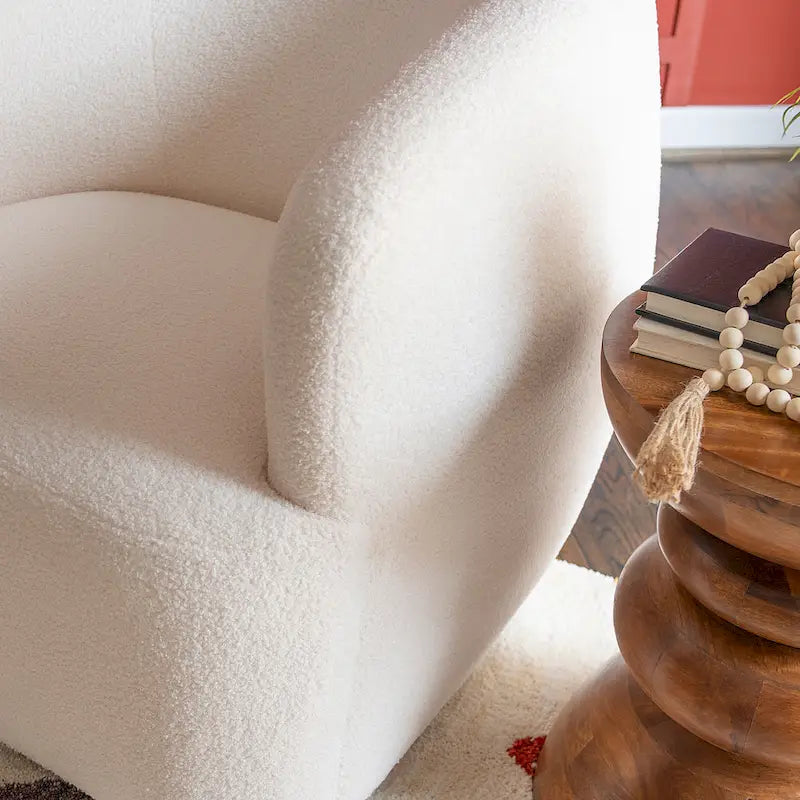 Chaise pivotante à 360 degrés Sally White Sherpa