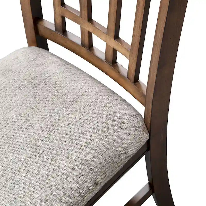 Chaise d'appoint en treillis arrière miel antique Santa Rosa (Lot de 2)