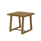 Table de salle à manger à hauteur de comptoir en bois massif classique à poutres et planches - 42