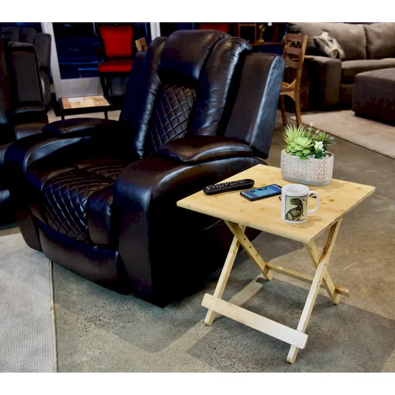 Table pliante en bambou massif