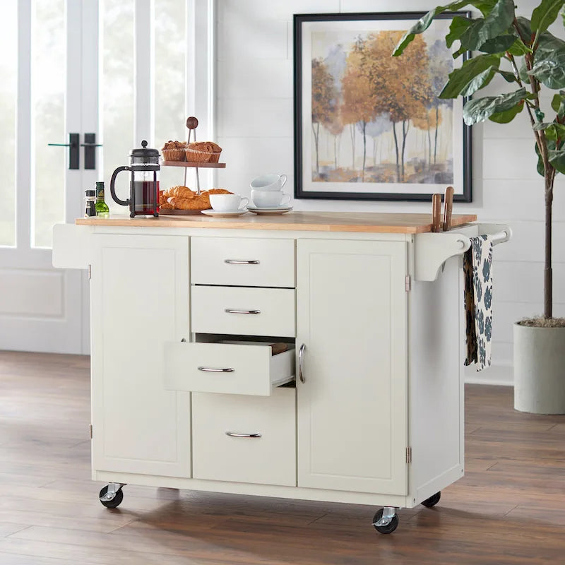 Desserte de cuisine style cottage « Vie simple »