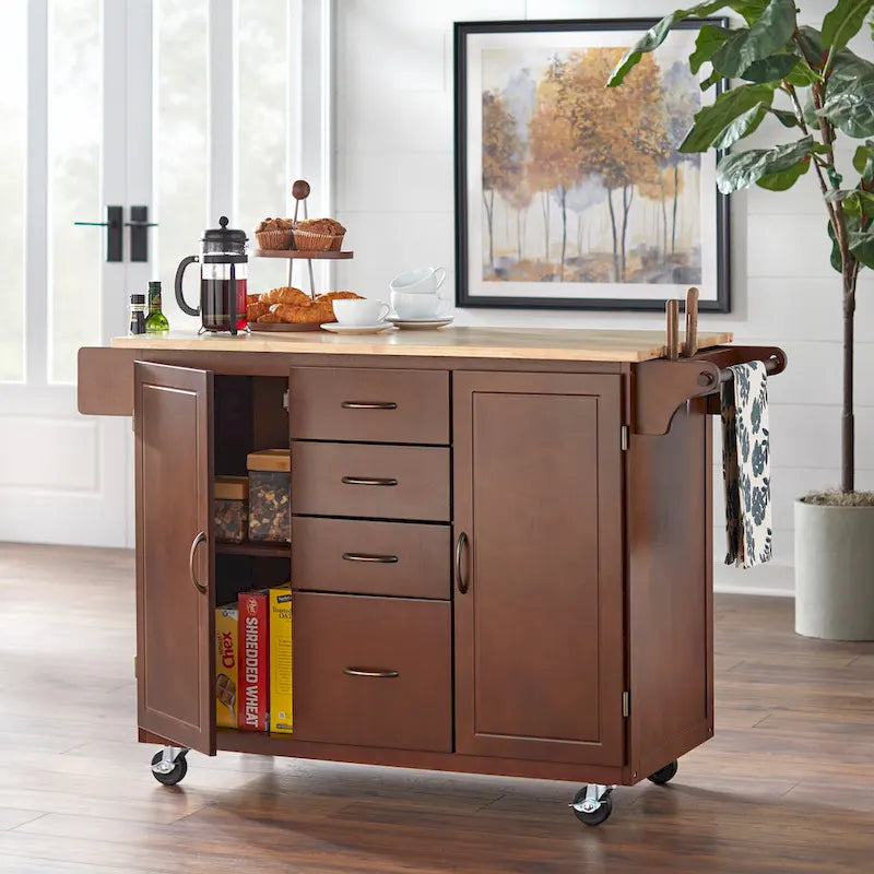 Desserte de cuisine style cottage « Vie simple »