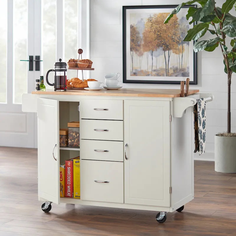 Desserte de cuisine style cottage « Vie simple »