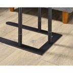 Table d'appoint coulissante en métal de 50,8 cm en forme de C Schofield Industrial de Furniture of America