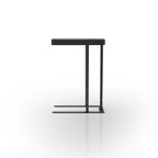 Table d'appoint coulissante en métal de 50,8 cm en forme de C Schofield Industrial de Furniture of America