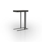 Table d'appoint coulissante en métal de 50,8 cm en forme de C Schofield Industrial de Furniture of America