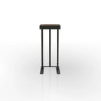 Table d'appoint coulissante en métal de 50,8 cm en forme de C Schofield Industrial de Furniture of America
