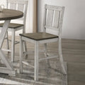 Chaises de comptoir rustiques en bois Theile de Furniture of America, lot de 2