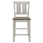 Chaises de comptoir rustiques en bois Theile de Furniture of America, lot de 2