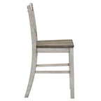 Chaises de comptoir rustiques en bois Theile de Furniture of America, lot de 2