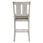 Chaises de comptoir rustiques en bois Theile de Furniture of America, lot de 2