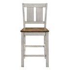 Chaises de comptoir rustiques en bois Theile de Furniture of America, lot de 2